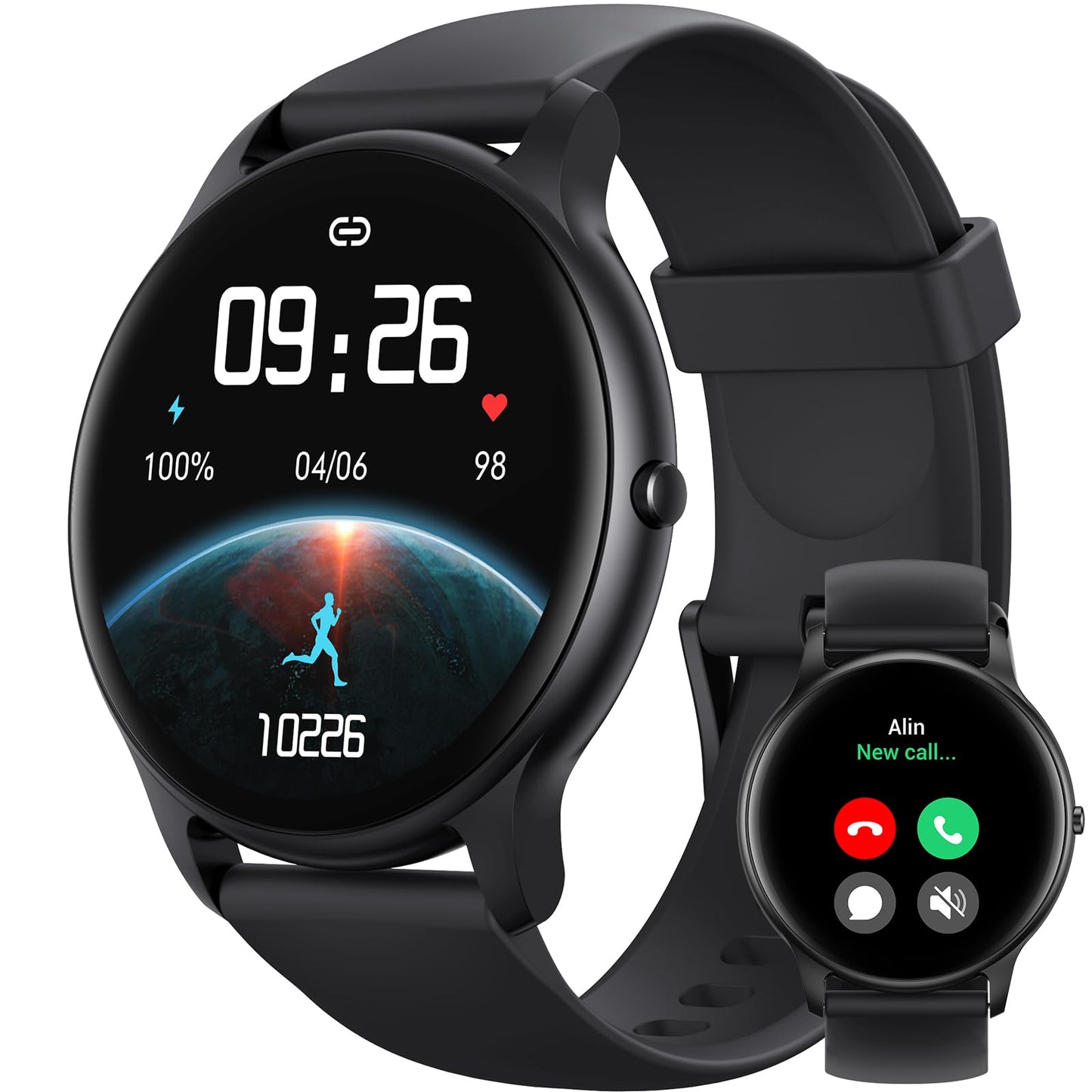 Parsonver SPROD1 Round Smart Watch 1.32 HD Bluetooth Call IP68
