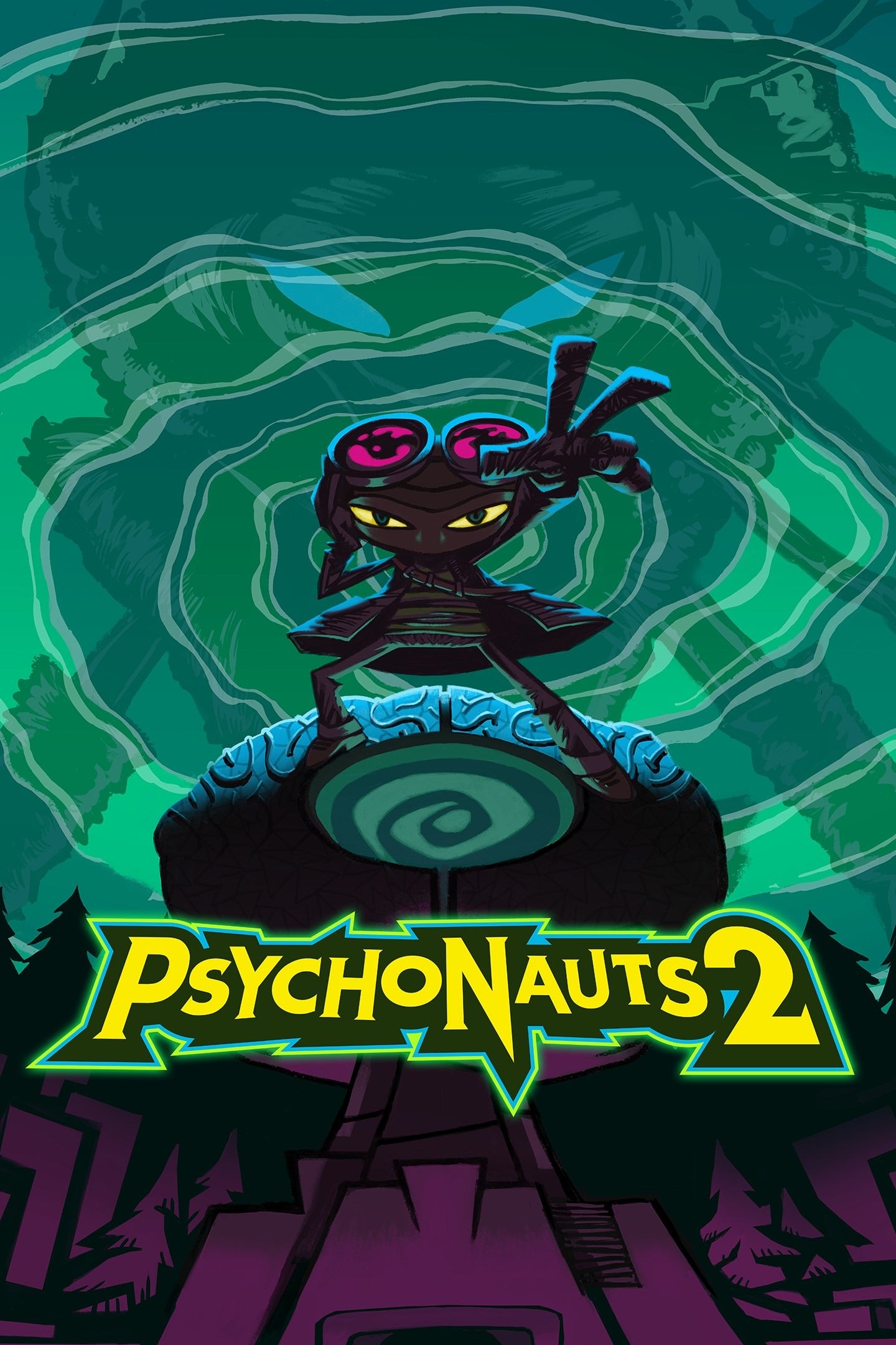 사이코넛츠 2 Xbox PC 계정 플랫폼 액션 어드벤처 게임 플레이 화면 / Psychonauts 2 Xbox PC account action adventure gameplay screen