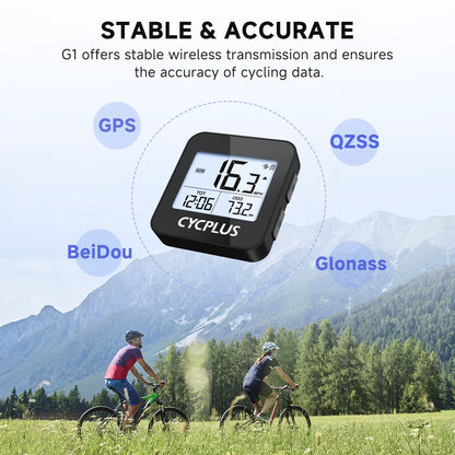 CYCPLUS GPS Bike Computer Wireless Stopwatch IPX6 Waterproof Cycling Odometer Bicycle Accessories Speedometer