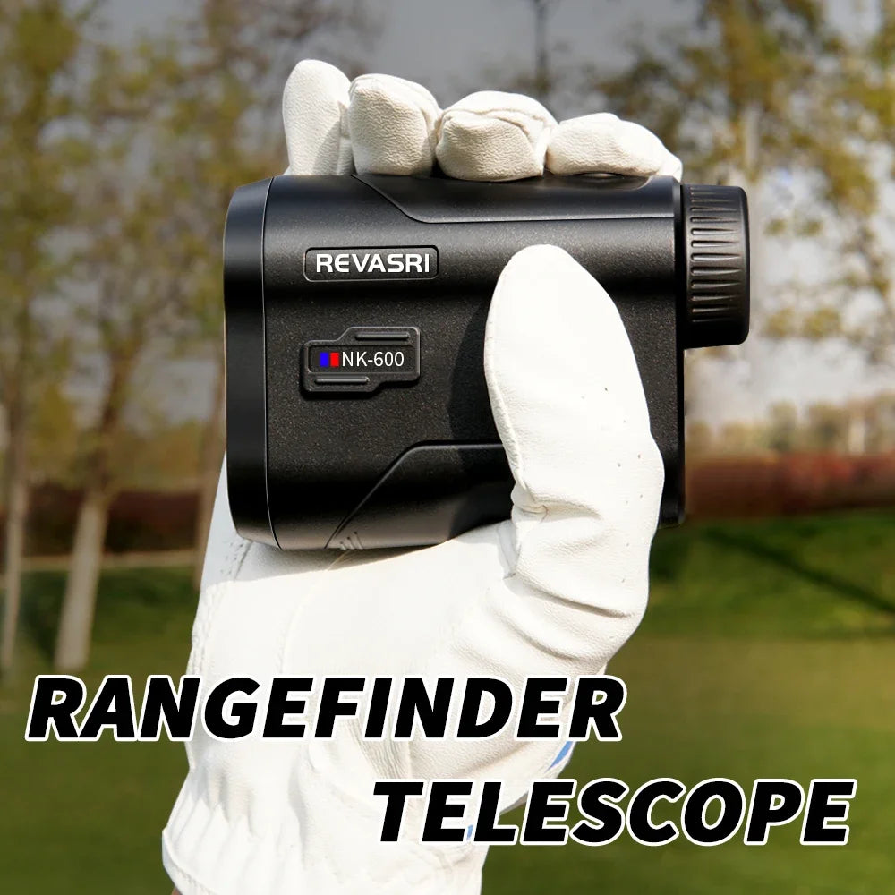 레바스리 600M 골프 레이저 거리측정기 슬로프 보정 USB-C 충전식 (REVASRI 600M Golf Laser Rangefinder with Slope)