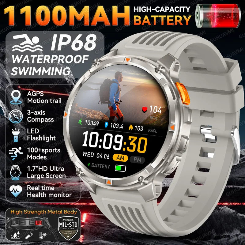2026 뉴 T-Rex3 울트라 스마트워치 1.7인치 AMOLED 1100mAh (2026 New T-Rex3 Ultra Smart Watch 1.7” AMOLED 1100mAh)