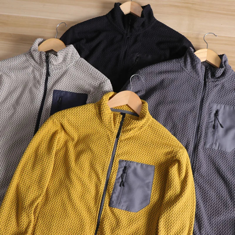 Lightweight Breathable Qui-Dry Technical Fce Fabric Stand Collar Jaet for Men Outdoor Sports Versatile Spring 2025