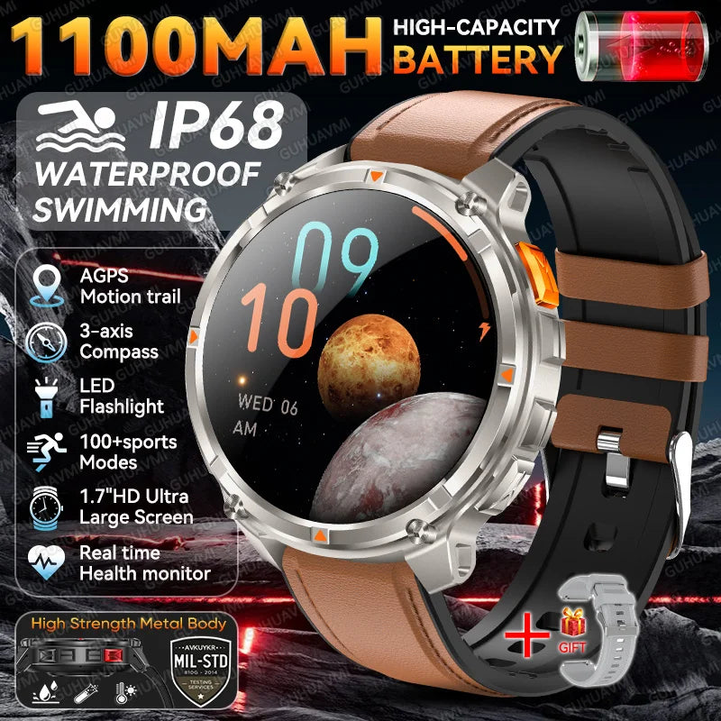 2026 뉴 T-Rex3 울트라 스마트워치 1.7인치 AMOLED 1100mAh (2026 New T-Rex3 Ultra Smart Watch 1.7” AMOLED 1100mAh)