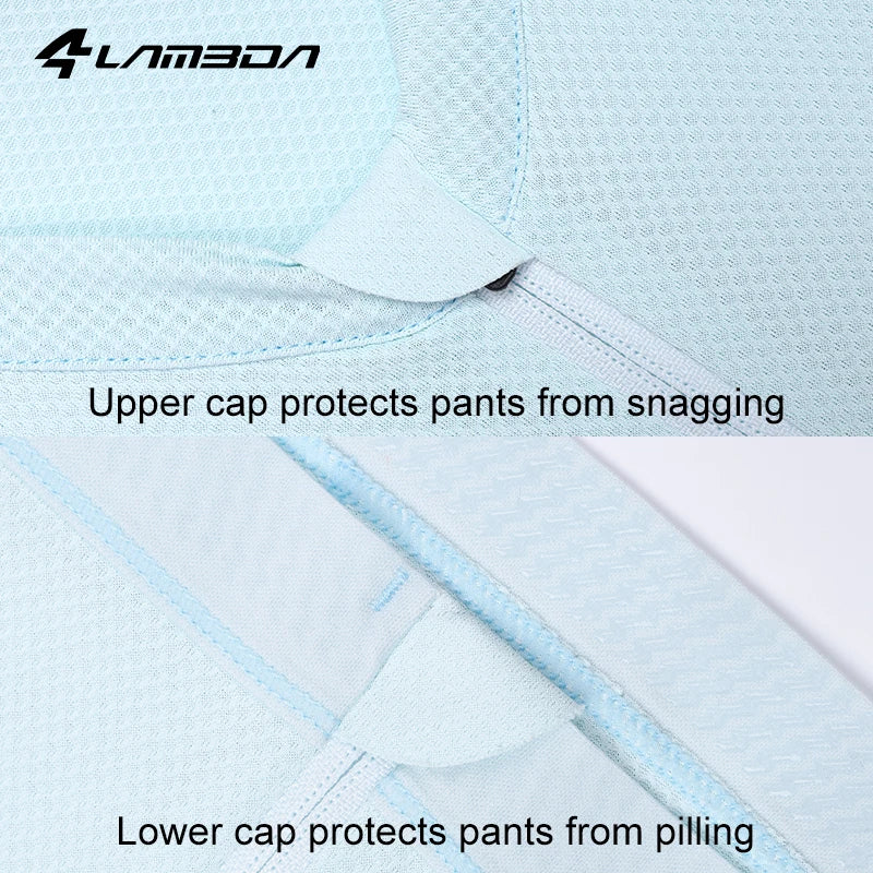 Lameda Women's Cycling Jersey Long Sleeve Slim Fit Bike Clothing Biking Shirts Full Zip Bicycle Tops Jersey with 3 Pocke