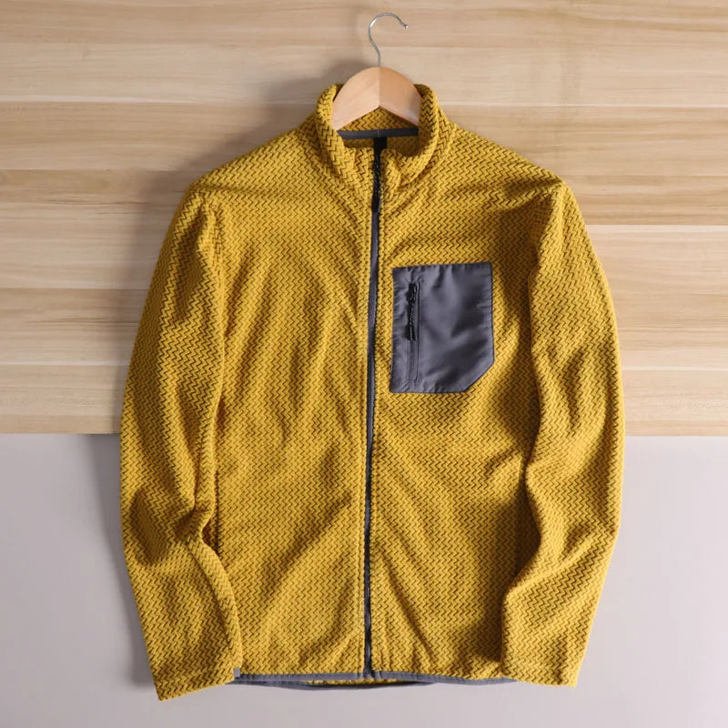 Lightweight Breathable Qui-Dry Technical Fce Fabric Stand Collar Jaet for Men Outdoor Sports Versatile Spring 2025