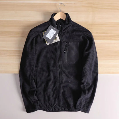 Lightweight Breathable Qui-Dry Technical Fce Fabric Stand Collar Jaet for Men Outdoor Sports Versatile Spring 2025