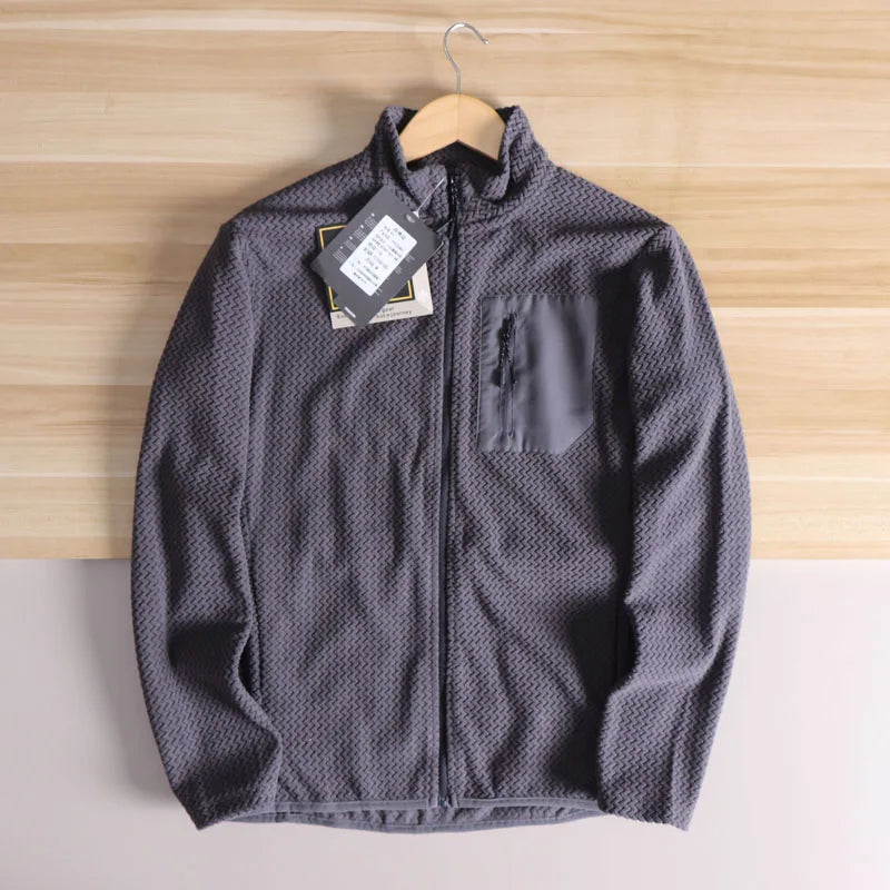 Lightweight Breathable Qui-Dry Technical Fce Fabric Stand Collar Jaet for Men Outdoor Sports Versatile Spring 2025