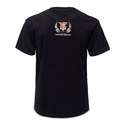 Top King T-shirt Black Orange 036