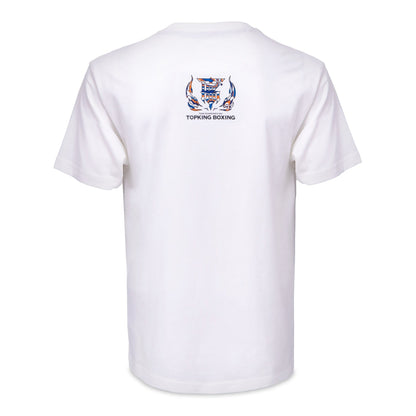 탑킹 티셔츠 화이트 블루 036