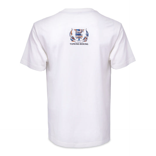 탑킹 티셔츠 화이트 블루 036