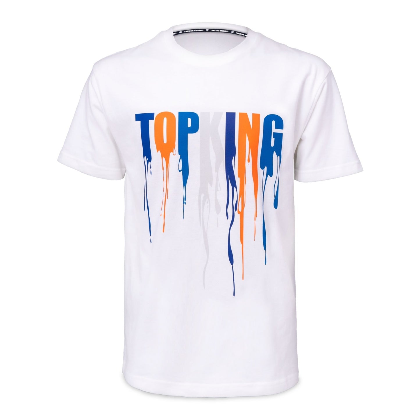 탑킹 티셔츠 화이트 블루 036