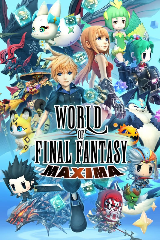 월드 오브 파이널 판타지 맥시마 Xbox 신규계정 JRPG 스택 전투 몬스터 수집 게임 플레이 화면 / World of Final Fantasy Maxima Xbox new account JRPG stack battle monster collection gameplay screen