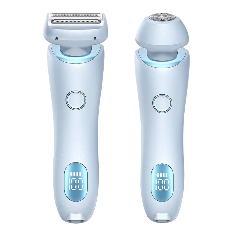 2-in-1 Women Electric Shaver USB Rechargeable Body Hair Remover