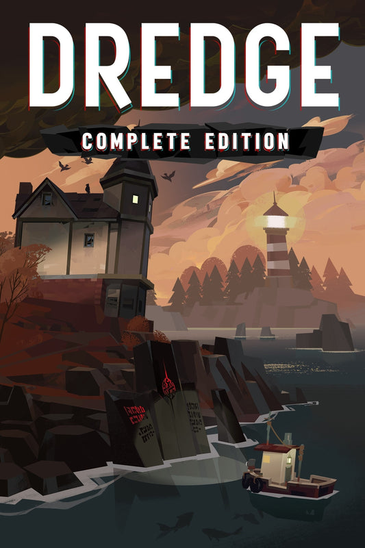 드레지 컴플리트 에디션 Xbox PC 계정 낚시 기반 심리 호러 어드벤처 게임 플레이 화면 / DREDGE Complete Edition Xbox PC account fishing psychological horror adventure gameplay screen