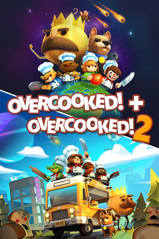 오버쿡드 1+2 번들 Xbox 신규 계정 협동 파티 요리 게임 플레이 화면 / Overcooked 1+2 Bundle Xbox new account co-op party cooking gameplay screen