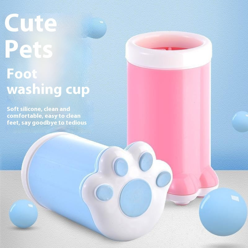 Portable Dog Paw Cleaner Cup Silicone Pet Foot Washer