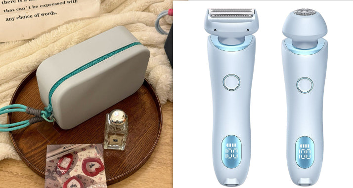 2-in-1 Women Electric Shaver USB Rechargeable Body Hair Remover