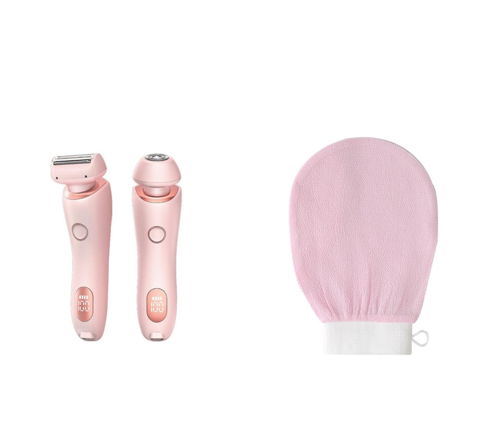 2-in-1 Women Electric Shaver USB Rechargeable Body Hair Remover