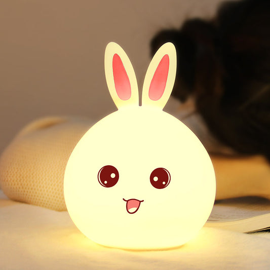 cute rabbit silicone led night light
touch sensor rabbit night lamp colorful led
soft silicone rabbit lamp kids night light
usb rechargeable rabbit led bedside lamp