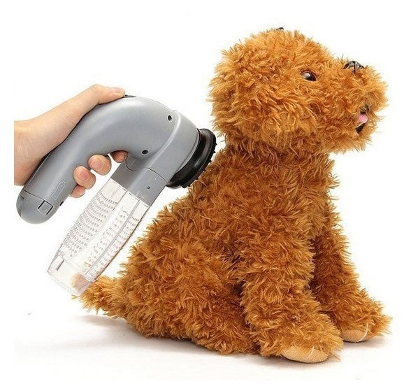 Electric Pet Hair Vacuum Brush Portable Pet Grooming Cleaner