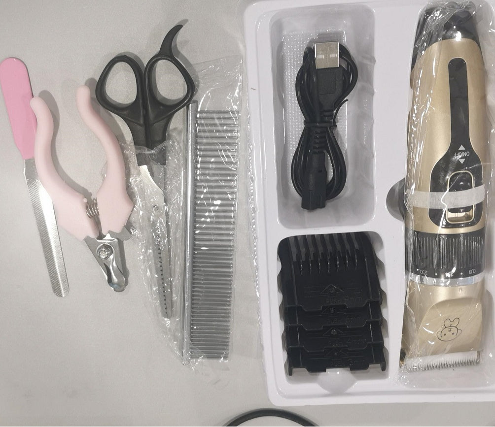 Dog Hair Clipper Pet Grooming Trimmer USB Rechargeable