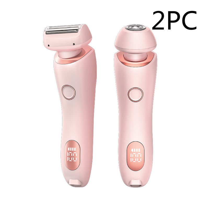 2-in-1 Women Electric Shaver USB Rechargeable Body Hair Remover