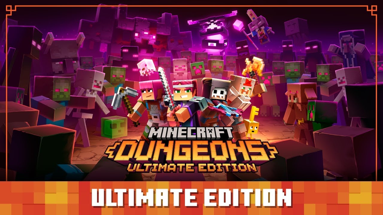 마인크래프트 던전 얼티밋 에디션 PC 윈도우 공식 커버 / Minecraft Dungeons Ultimate Edition PC Windows official cover
마인크래프트 던전 얼티밋 에디션 던전 전투 플레이 / Minecraft Dungeons Ultimate Edition dungeon combat gameplay
마인크래프트 던전 얼티밋 에디션 DLC 캐릭터 장면 / Minecraft Dungeons Ultimate Edition DLC characters scene
마인크래프트 던전 얼티밋 에디션 협동 플레이 화면 / Minecraft Dungeons Ultimate Edition co-op gameplay