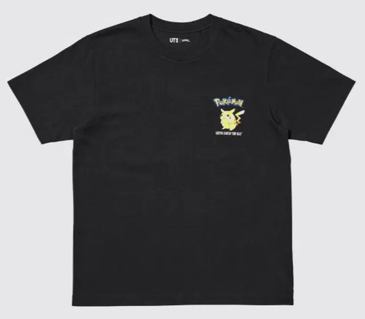 Uniqlo UT Pokemon Graphic T-Shirt Black L Japan